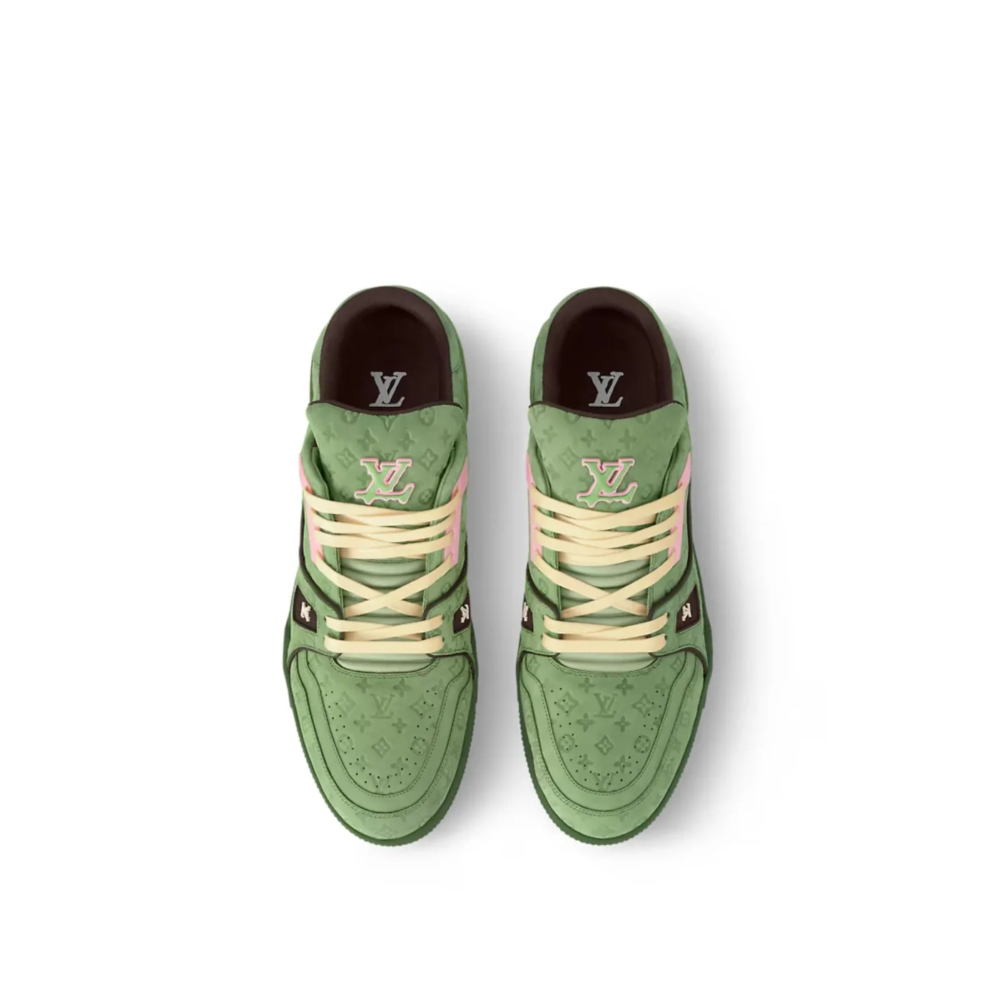 Louis Vuitton Trainer Sneaker Green 1ACR6E Louis Vuitton Trainer Sneaker Green 1ACR6E