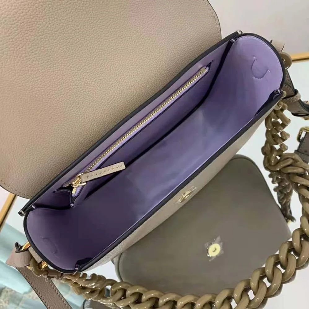 Versace La Medusa Shoulder Bag for Women in Sandy