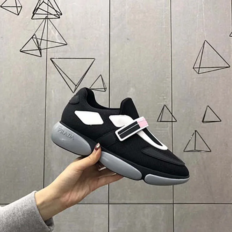 Prada Shoes Cloudbust Sneakers 40 mm Rubber Sole for Women in Black