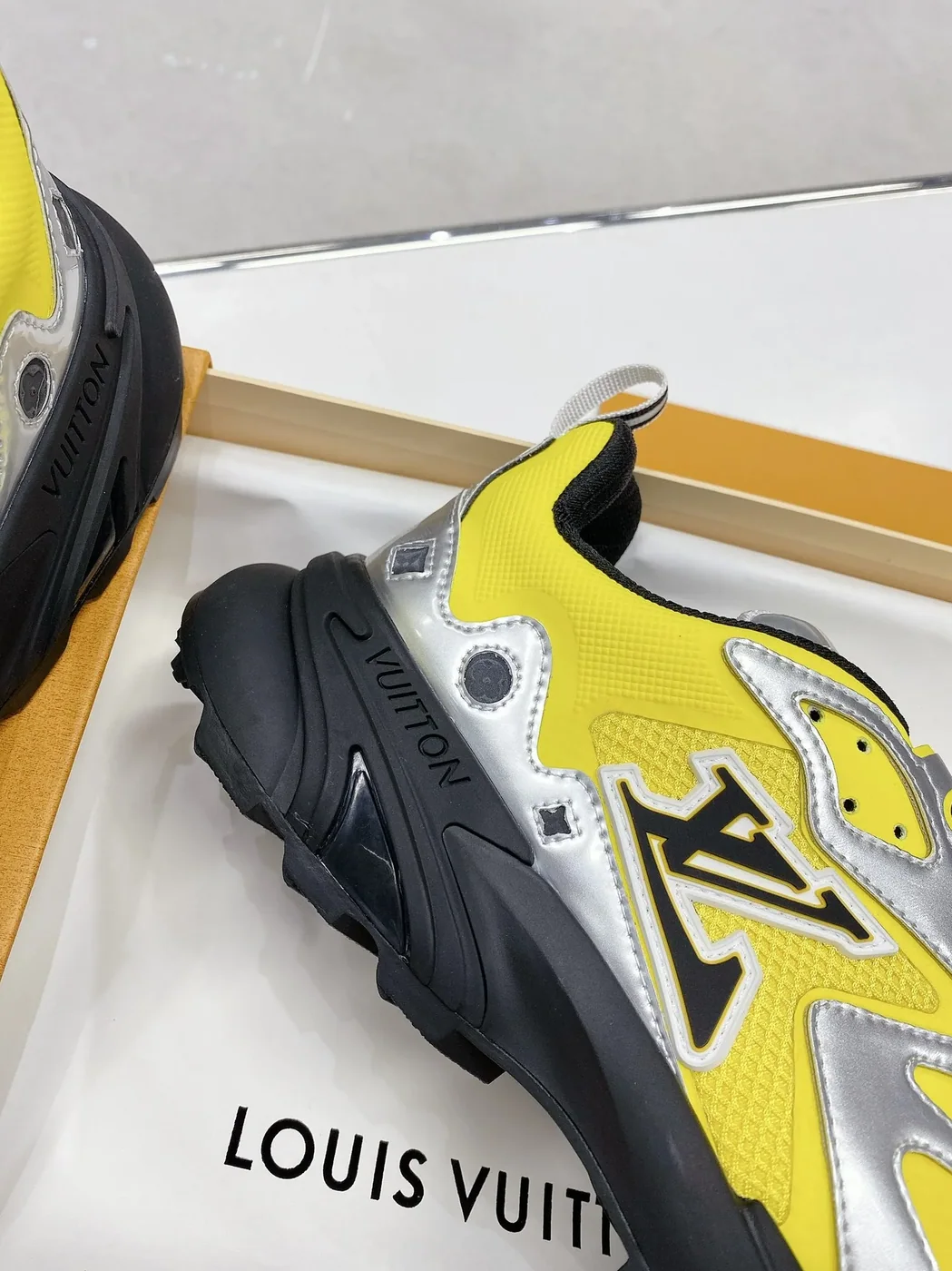 Louis Vuitton LV Runner Tatic Sneaker Yellow for Men Louis Vuitton LV Runner Tatic Sneaker Yellow for Men