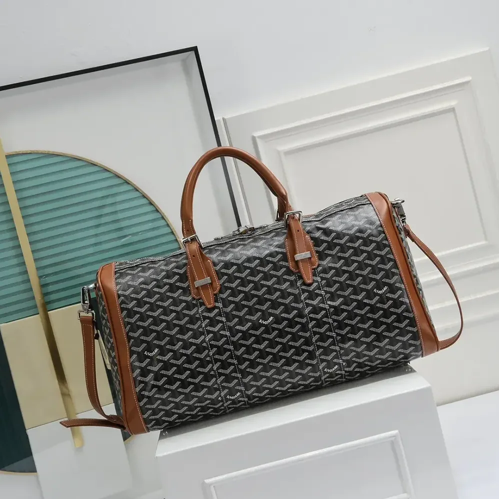 Goyard Boston 50 Bag for Unisex in Brown