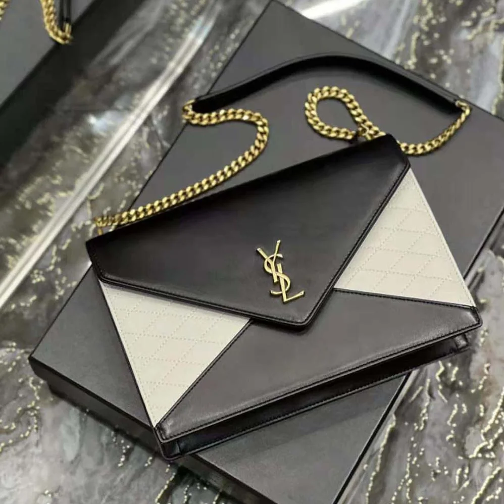 Saint Laurent YSL Gaby Chain Bag in Vintage Lambskin for Women Saint Laurent YSL Gaby Chain Bag in Vintage Lambskin for Women