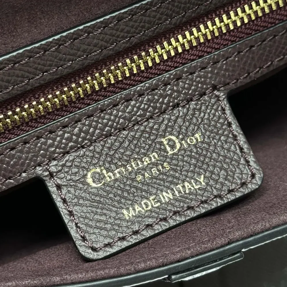 Dior Saddle Bag with Strap Plum Grained Calfskin for Women Dior Saddle Bag with Strap Plum Grained Calfskin for Women