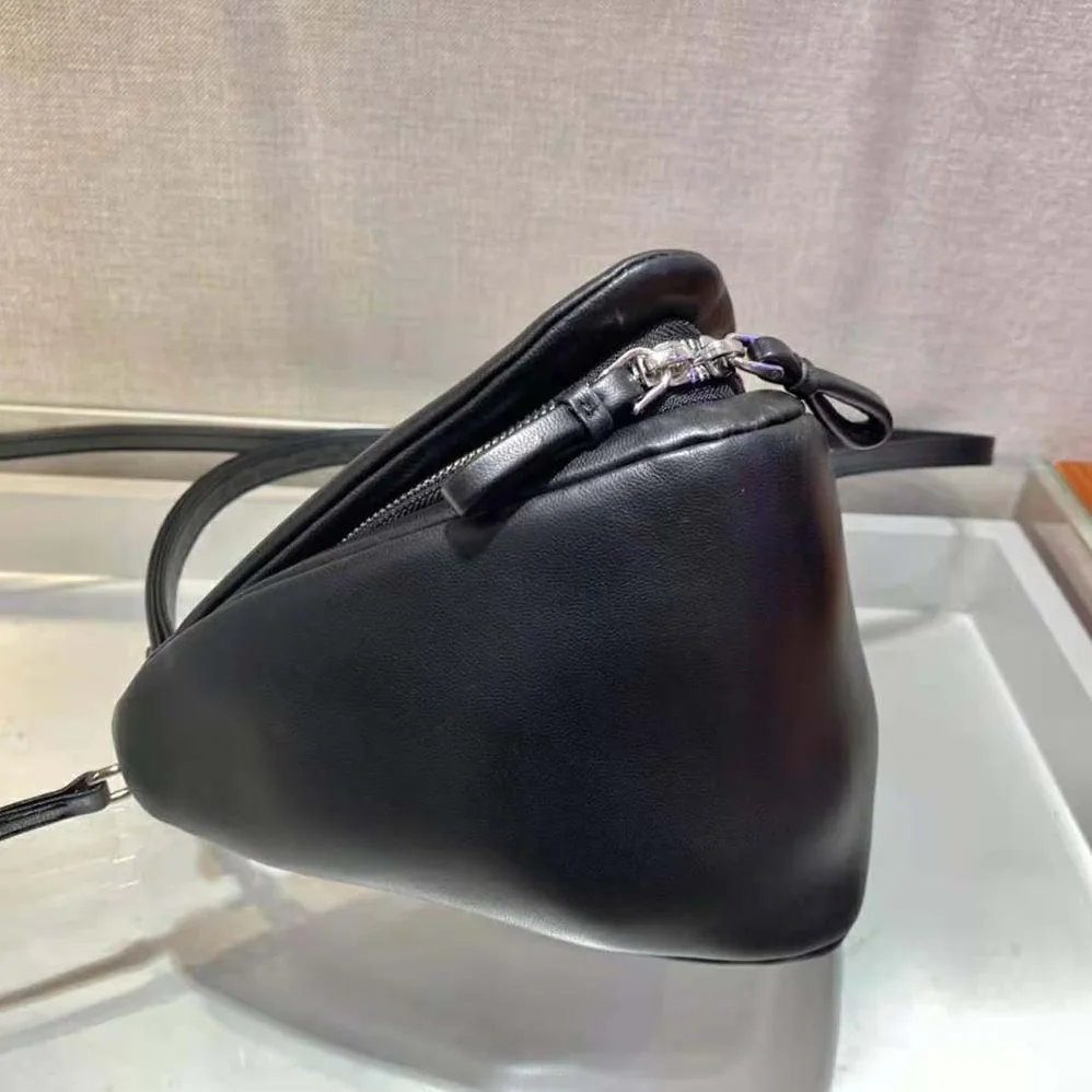 Prada Padded Nappa Leather Handbag for Women in Black