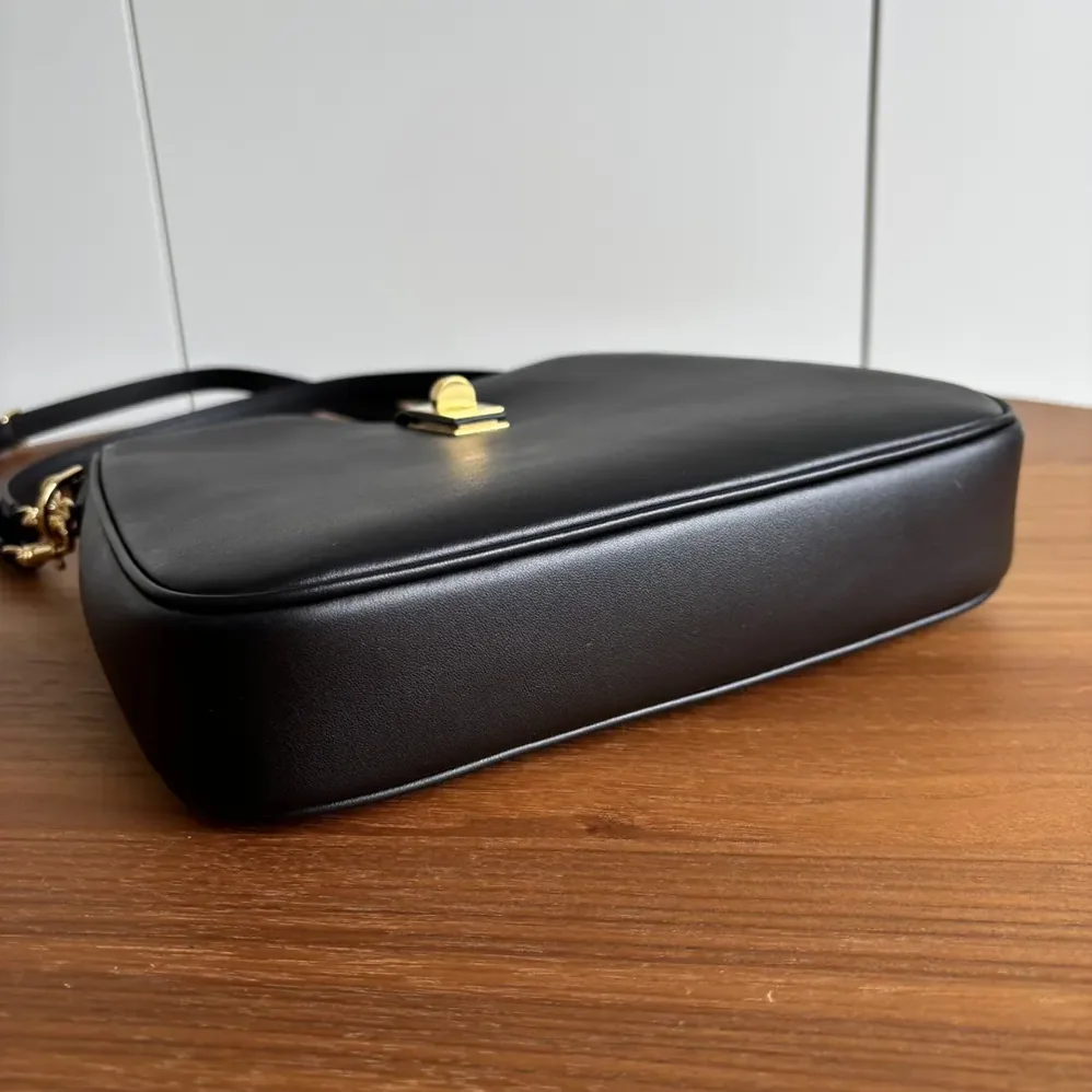 Celine Small Camille 16 Soft Bag in Smooth Calfskin for Women in Black Celine Small Camille 16 Soft Bag in Smooth Calfskin for Women in Black