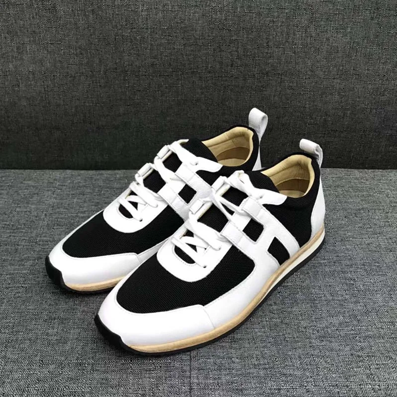Hermes Partner Sneaker Shoes Black for Men