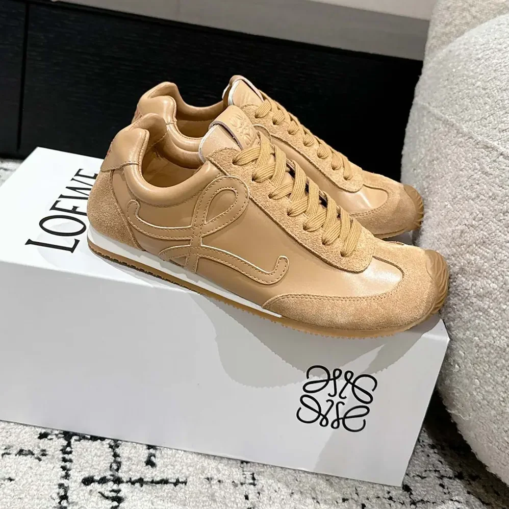 Loewe Ballet Runner 2.0 in Soft Calfskin for Unisex in Brown Loewe Ballet Runner 2.0 in Soft Calfskin for Unisex in Brown
