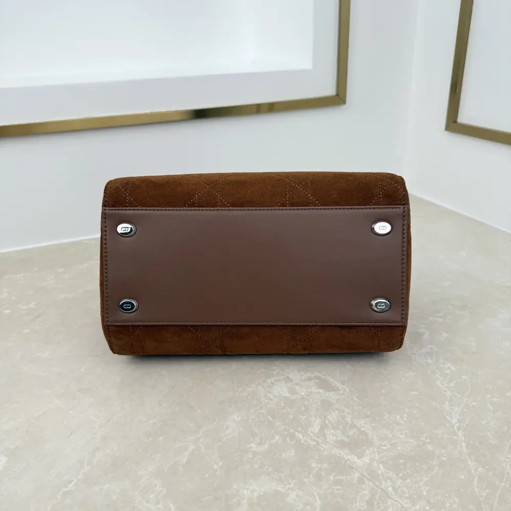Dior Small Dior Granville Bag Golden Saddle Flat Macrocannage Suede Goatskin for Women Dior Small Dior Granville Bag Golden Saddle Flat Macrocannage Suede Goatskin for Women