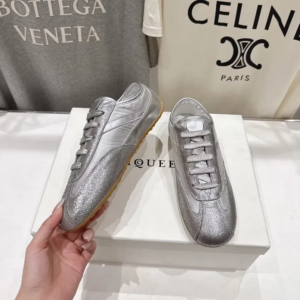 Alexander Mcqueen Boxe Sneaker in Silver for Unisex