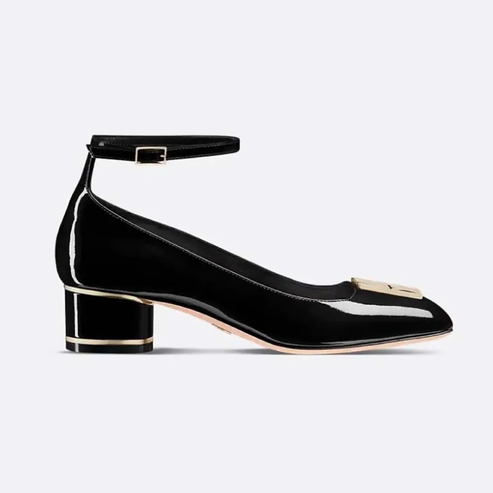 Dior Miss Dior Pump Black Patent Calfskin for Women Dior Miss Dior Pump Black Patent Calfskin for Women