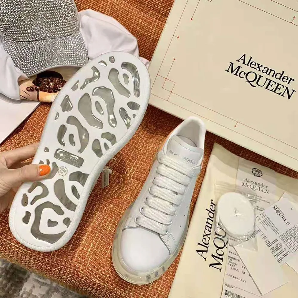 Alexander Mcqueen Oversized Sneaker for Women in Blue Alexander Mcqueen Oversized Sneaker for Women in Blue