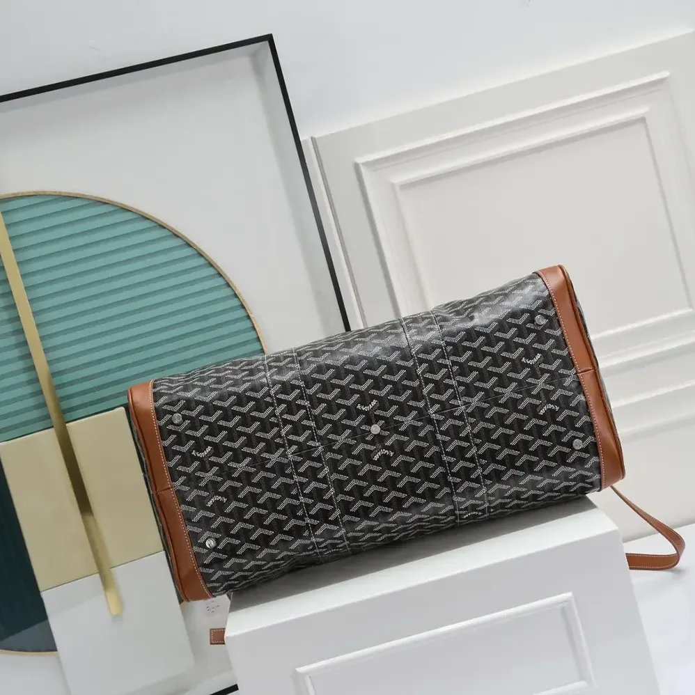 Goyard Boston 50 Bag for Unisex in Brown