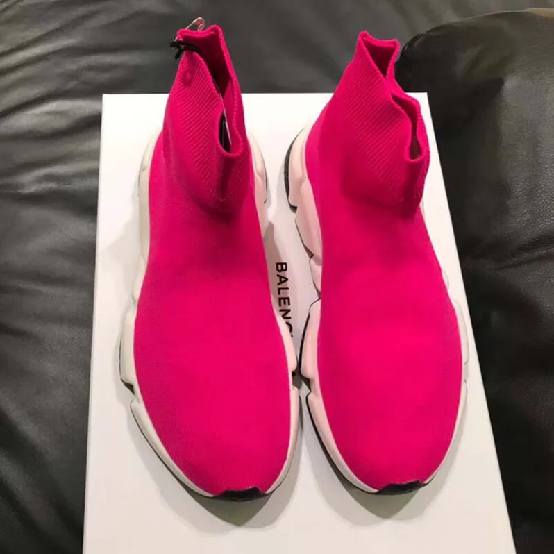 Balenciaga Speed Trainers Shoes Rose for Women Balenciaga Speed Trainers Shoes Rose for Women