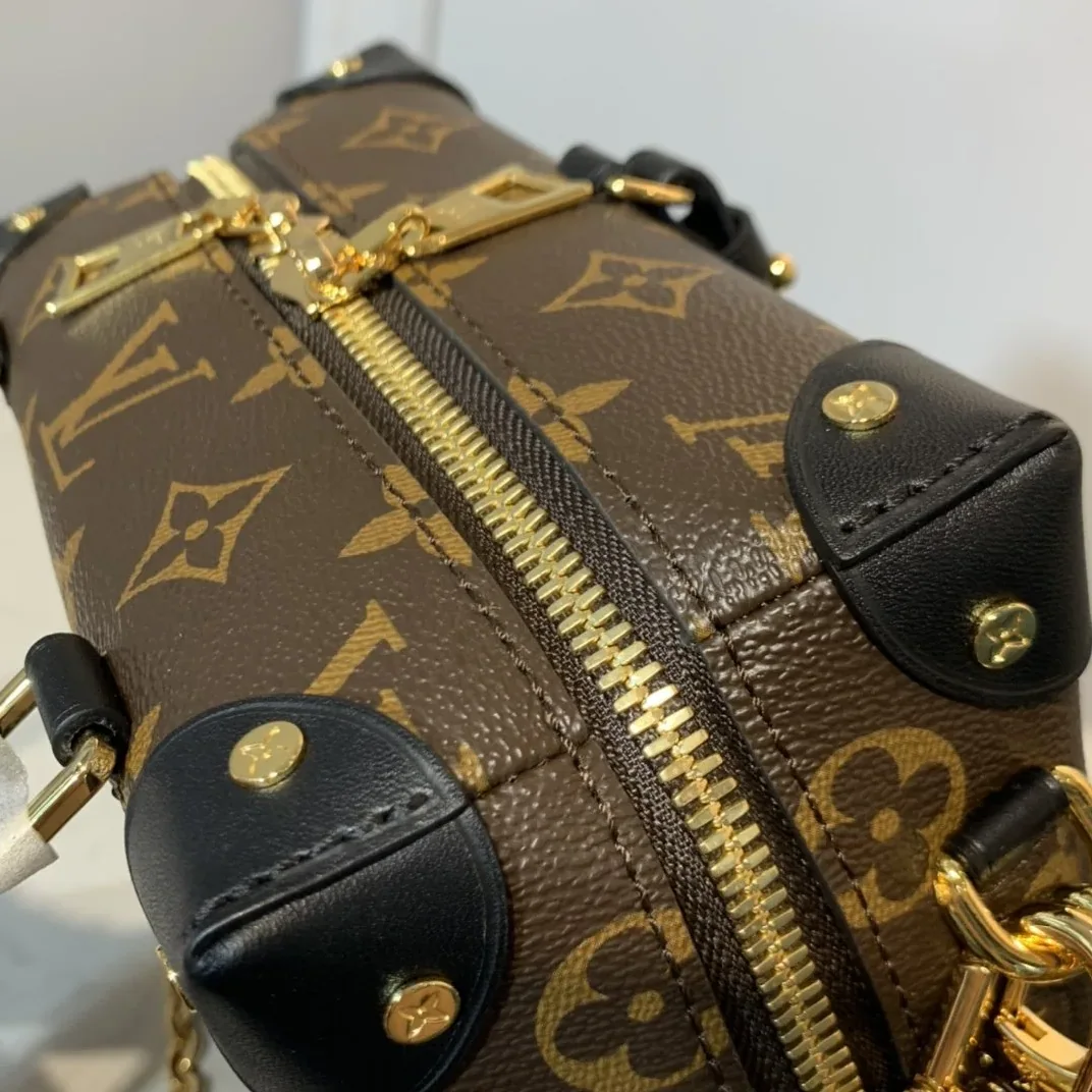 Louis Vuitton Petite Malle Souple Monogram Canvas Brown / LV