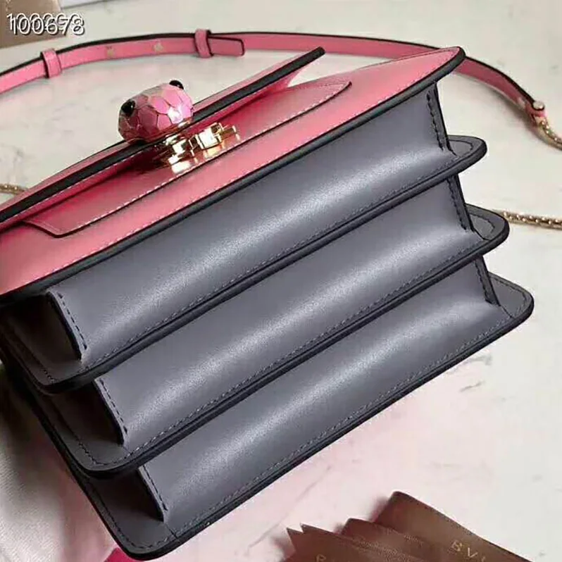 Bvlgari Serpenti Forever in Candy Quartz Calf Leather for Women in Pink