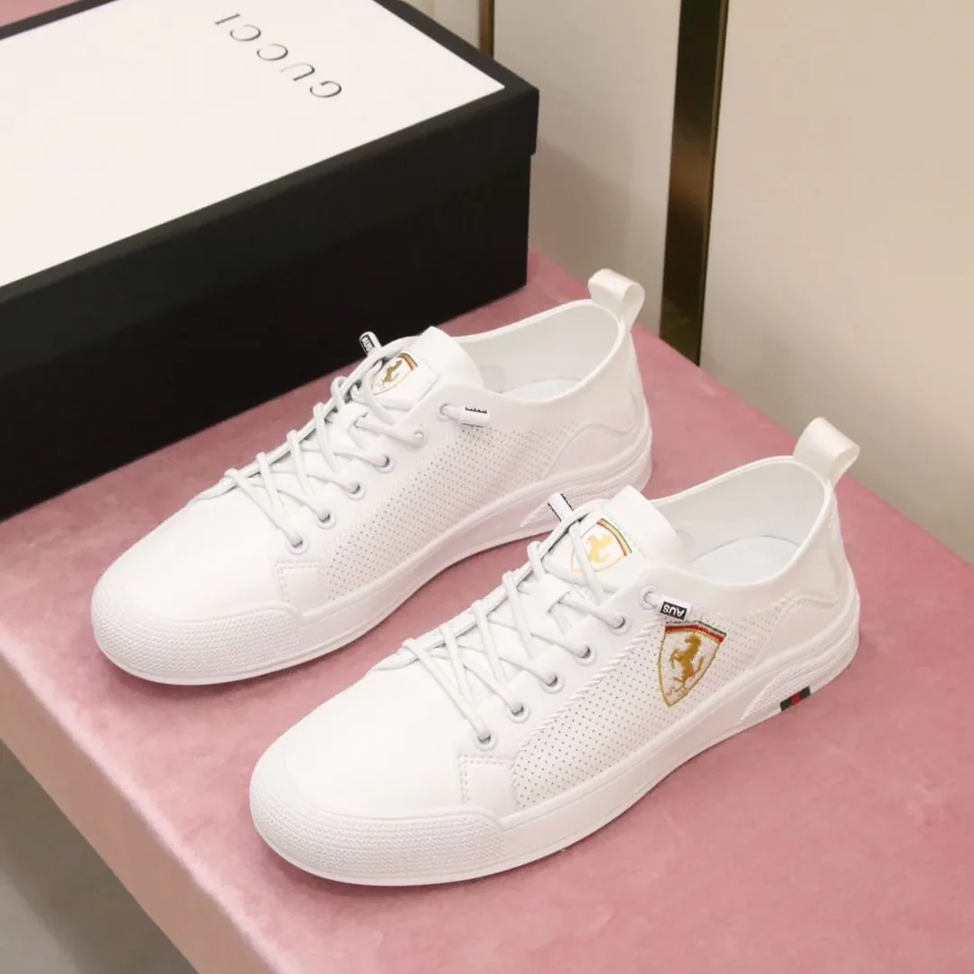 Gucci Ferrari Sneaker Loafer White for Men Gucci Ferrari Sneaker Loafer White for Men