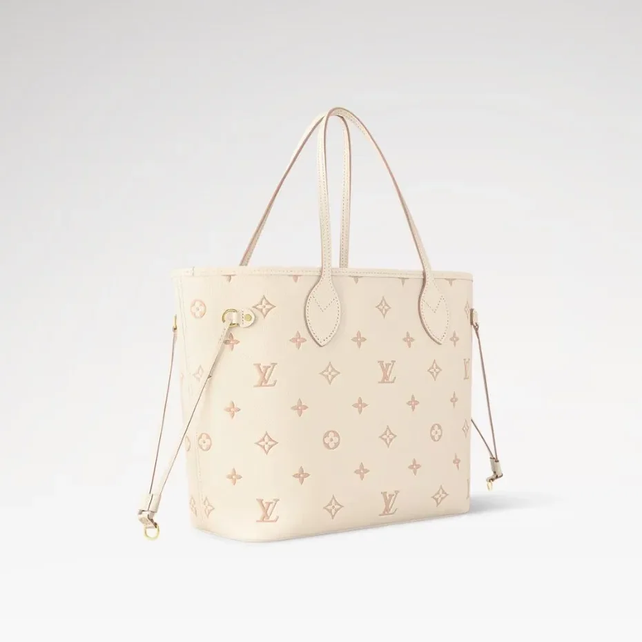 Louis Vuitton Neverfull MM Tote Bag in Eden Gold Hardware