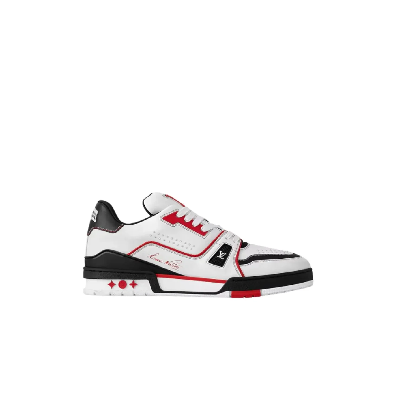 Louis Vuitton LV Trainer Sneaker Red 1AD7JM Louis Vuitton LV Trainer Sneaker Red 1AD7JM