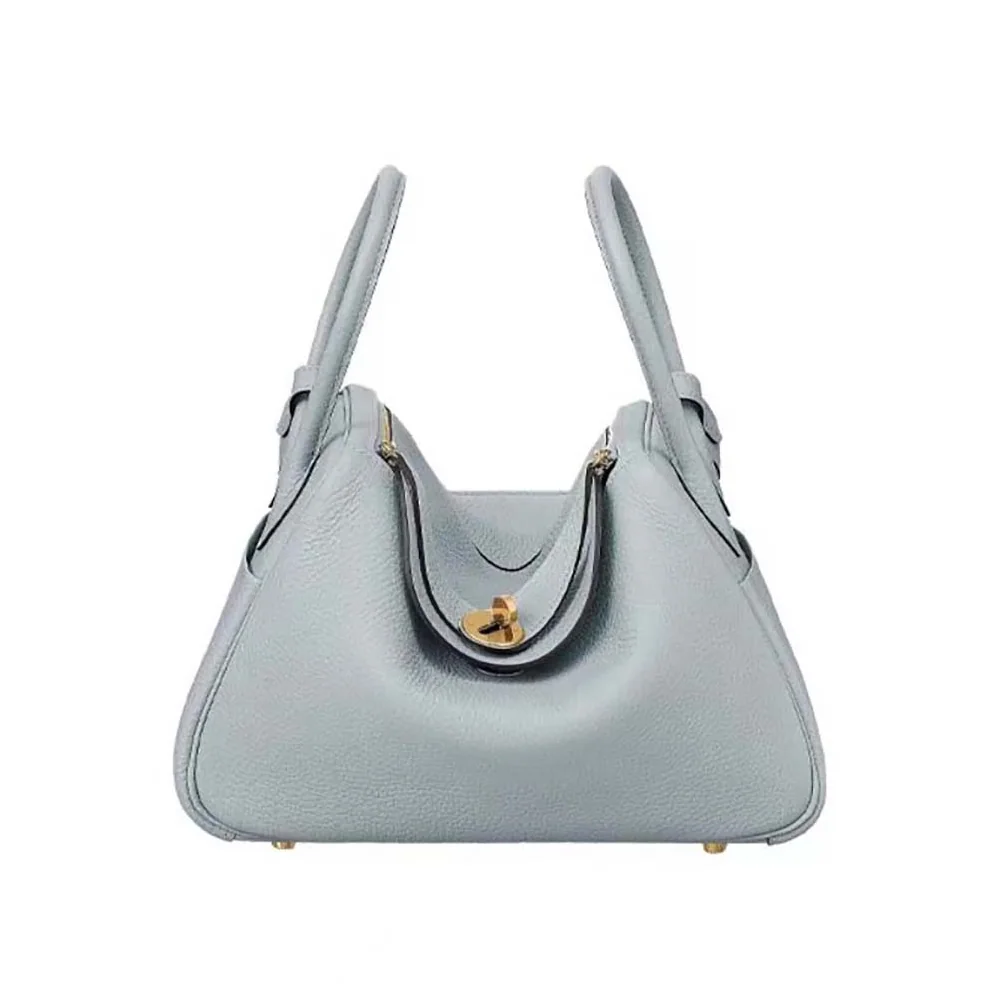 Hermes Lindy 26 in Clemence Leather for Women in Blue Hermes Lindy 26 in Clemence Leather for Women in Blue