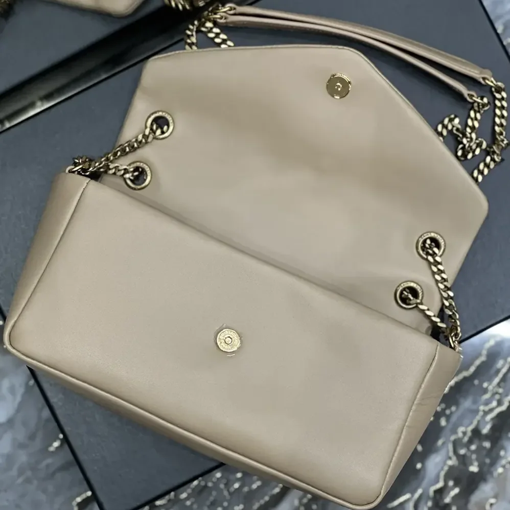Saint Laurent YSL Calypso in Plunged Lambskin for Women