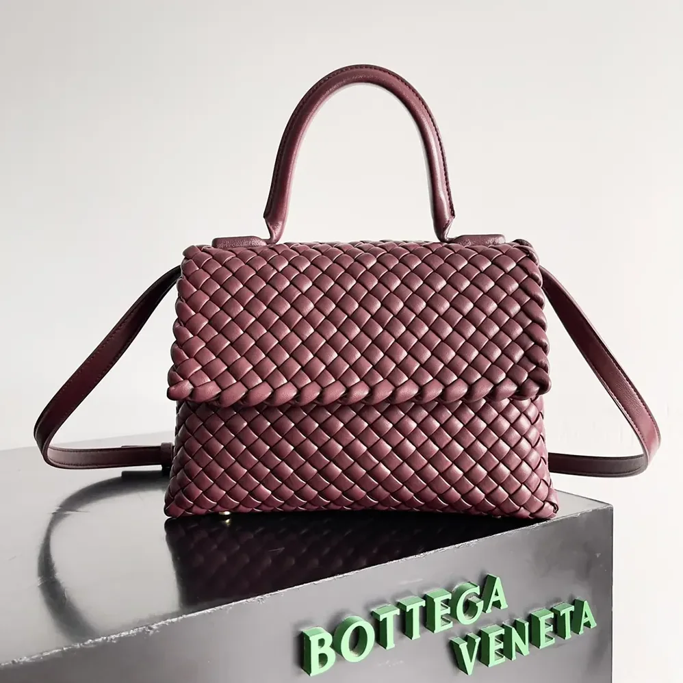 Bottega Veneta Patti Shoulder Bag in Padded Intreccio Leather for Women