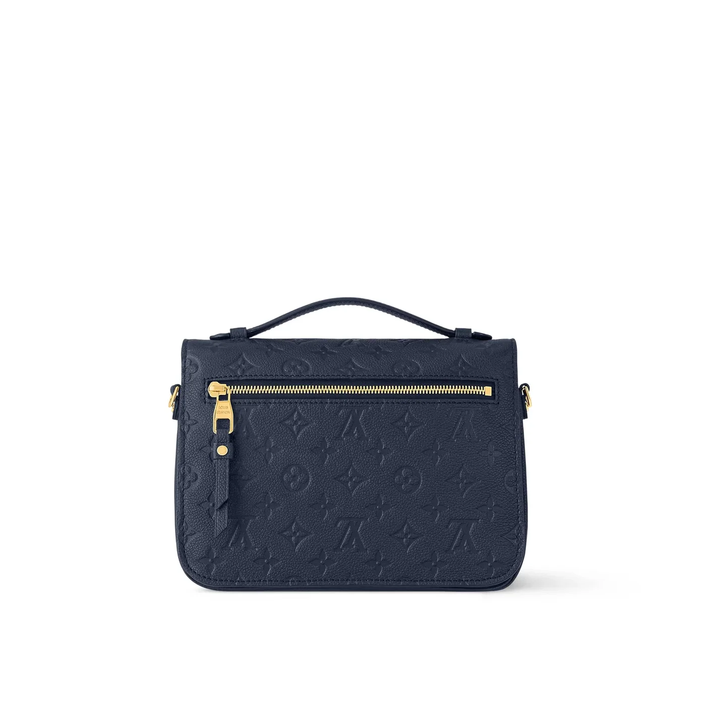 Louis Vuitton Pochette Metis Shoulder Bag / Navy Blue Monogram Empreinte Gold Hardware Louis Vuitton Pochette Metis Shoulder Bag / Navy Blue Monogram Empreinte Gold Hardware
