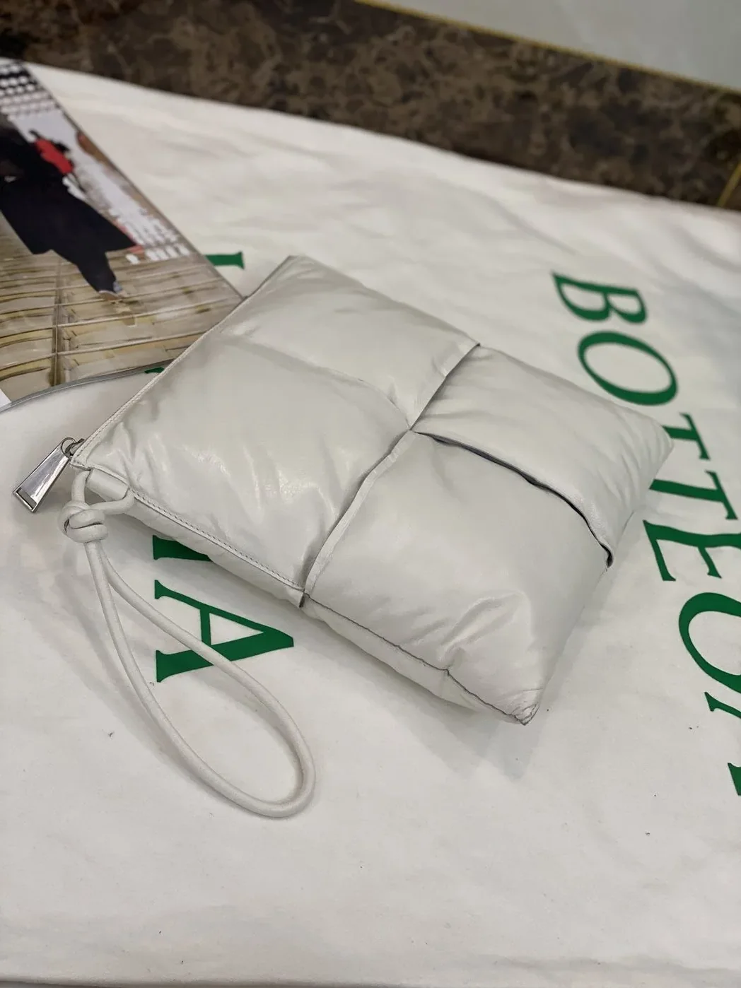 Bottega Veneta Clutch White