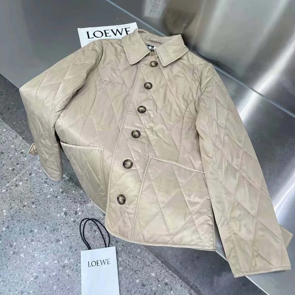 Burberry Diamond Quilted Thermoregulated Jacket for Women