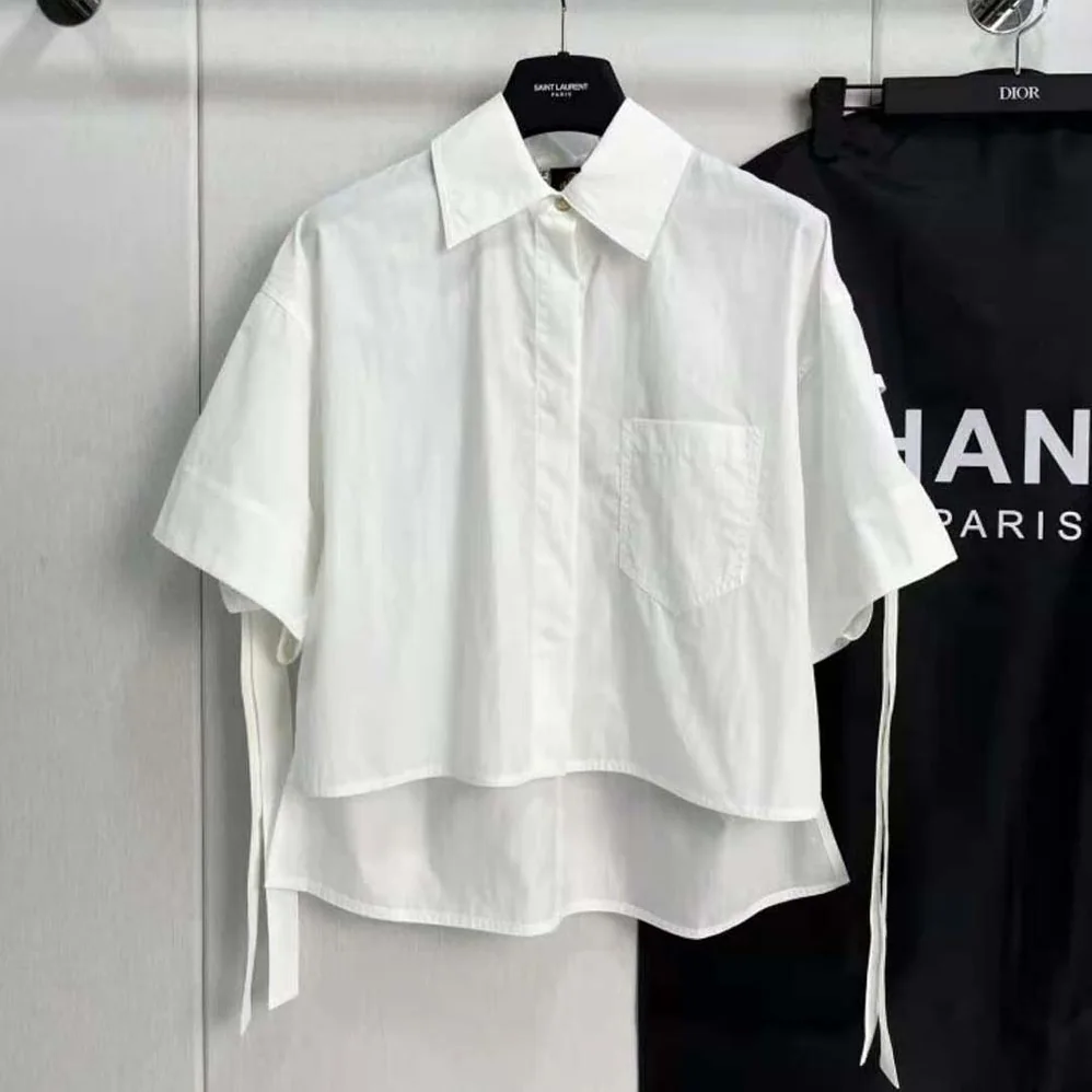 Loewe Cropped Workwear Shirt in Cotton for Women