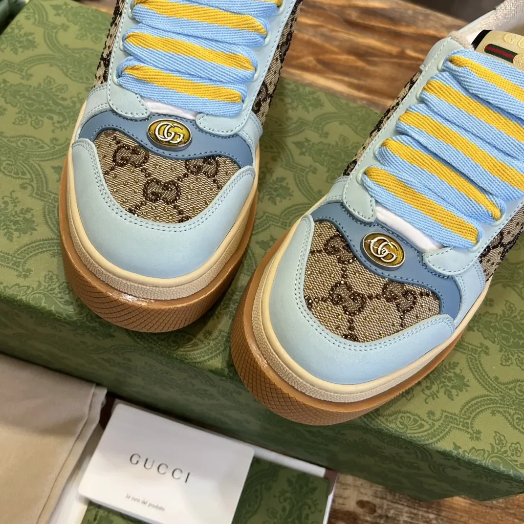 Gucci Screener GG Sneaker Light Blue