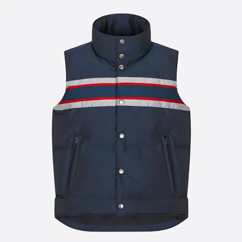 Dior Dioralps Sleeveless Down Jacket for Women in Blue Dior Dioralps Sleeveless Down Jacket for Women in Blue