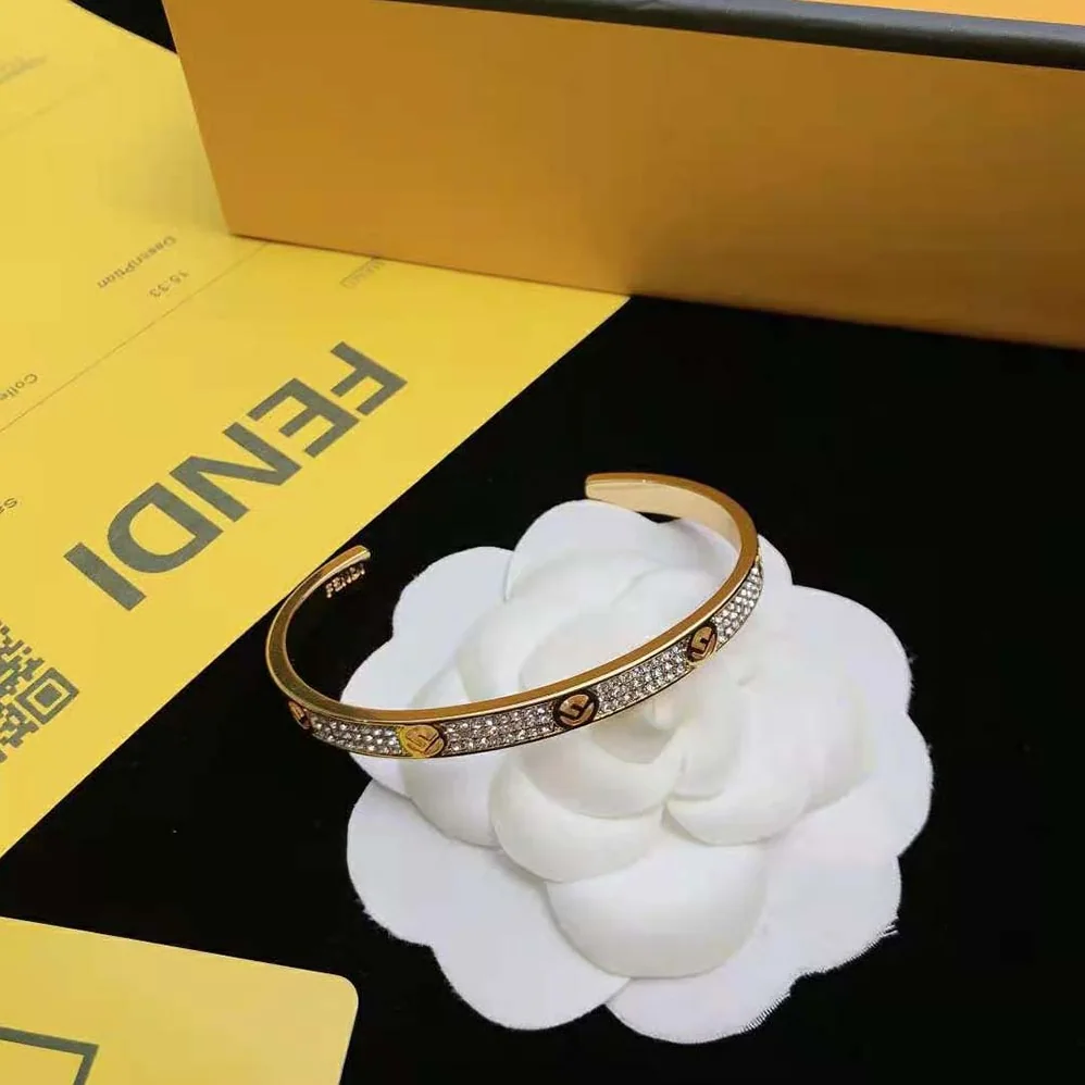 Fendi F Is Fendi Bracelet Gold for Women in colored Fendi F Is Fendi Bracelet Gold for Women in colored