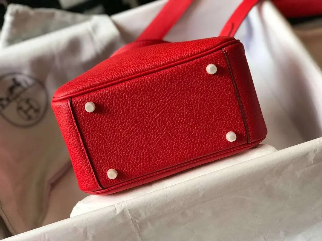 Hermes Lindy Mini Red /