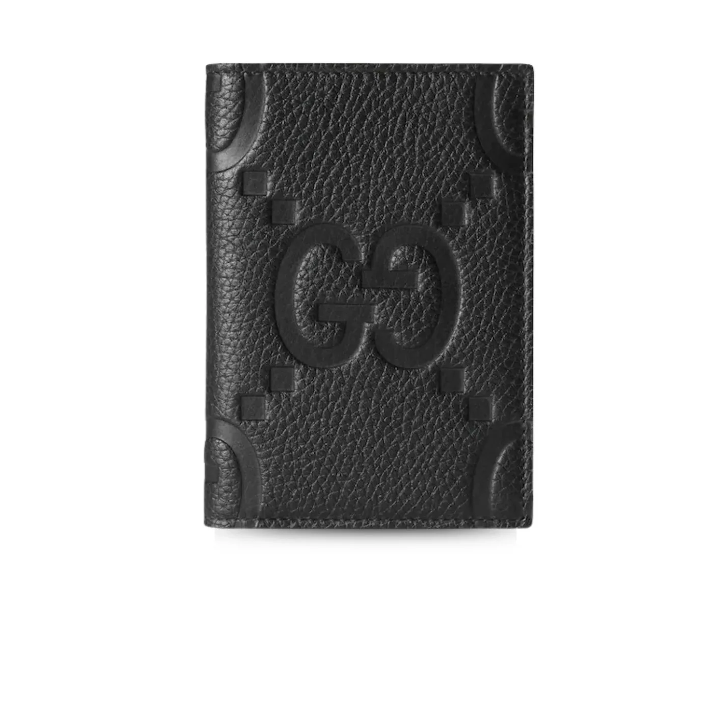 Gucci Jumbo Gg Passport Case Black / Gucci Jumbo Gg Passport Case Black /
