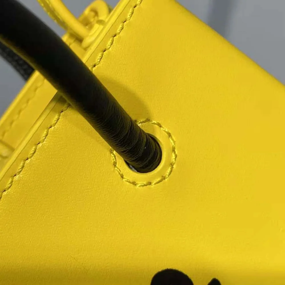 Balenciaga the Simpsons Tm 20th Television Mini Shopping Bag in Shiny Box Calfskin in Yellow for Women Balenciaga the Simpsons Tm 20th Television Mini Shopping Bag in Shiny Box Calfskin in Yellow for Women