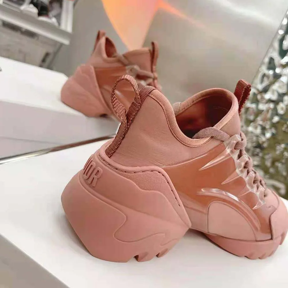 Dior D-connect Sneaker Dark Nude Technical Fabric for Women