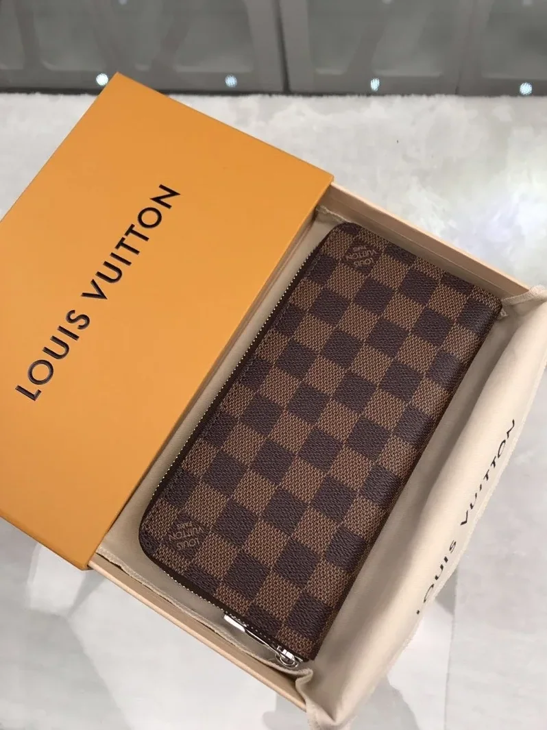 Louis Vuitton Zippy Wallet Vertical Wallet Damier Ebene Canvas Louis Vuitton Zippy Wallet Vertical Wallet Damier Ebene Canvas