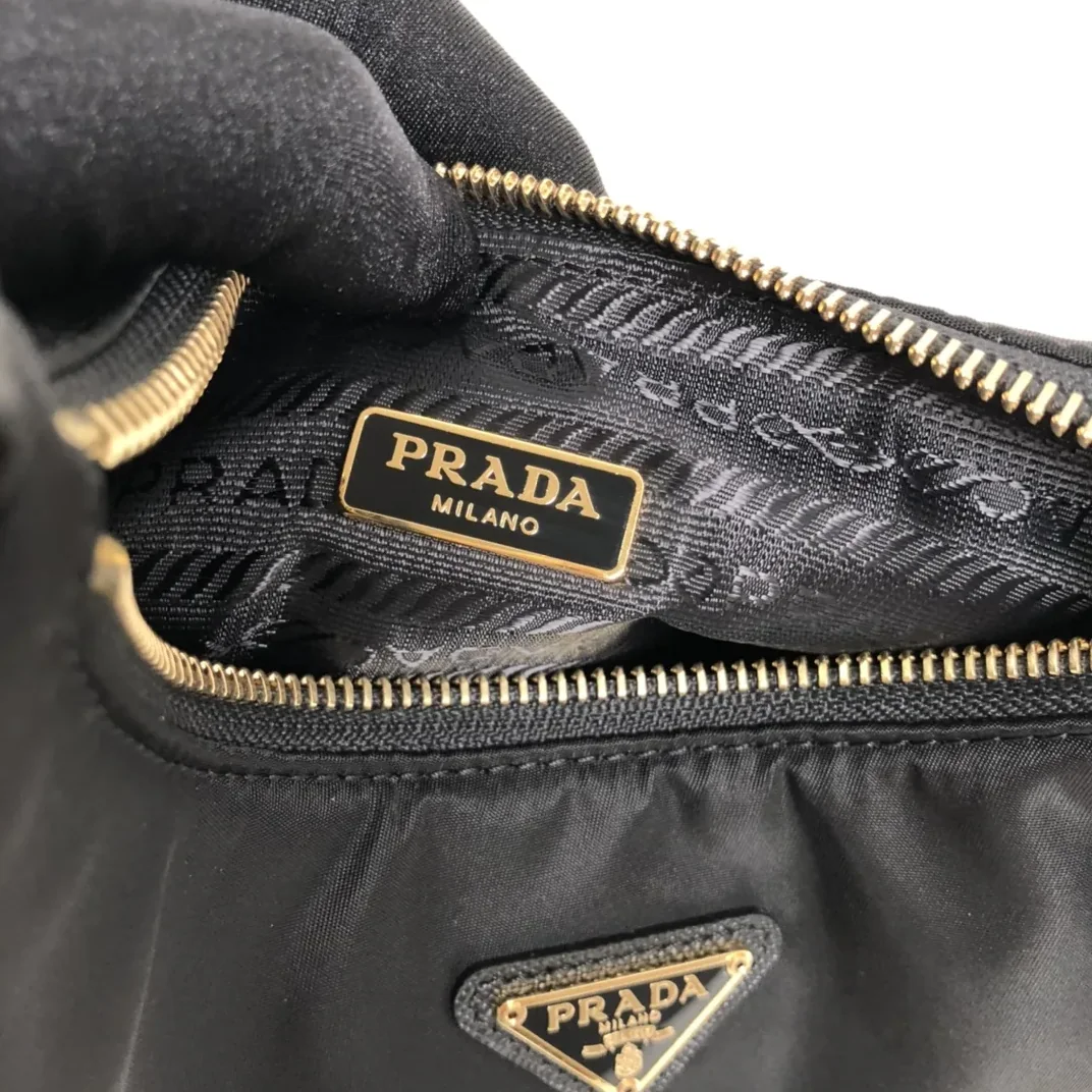 Prada Re- 2005 Re in Nylon Bag Black