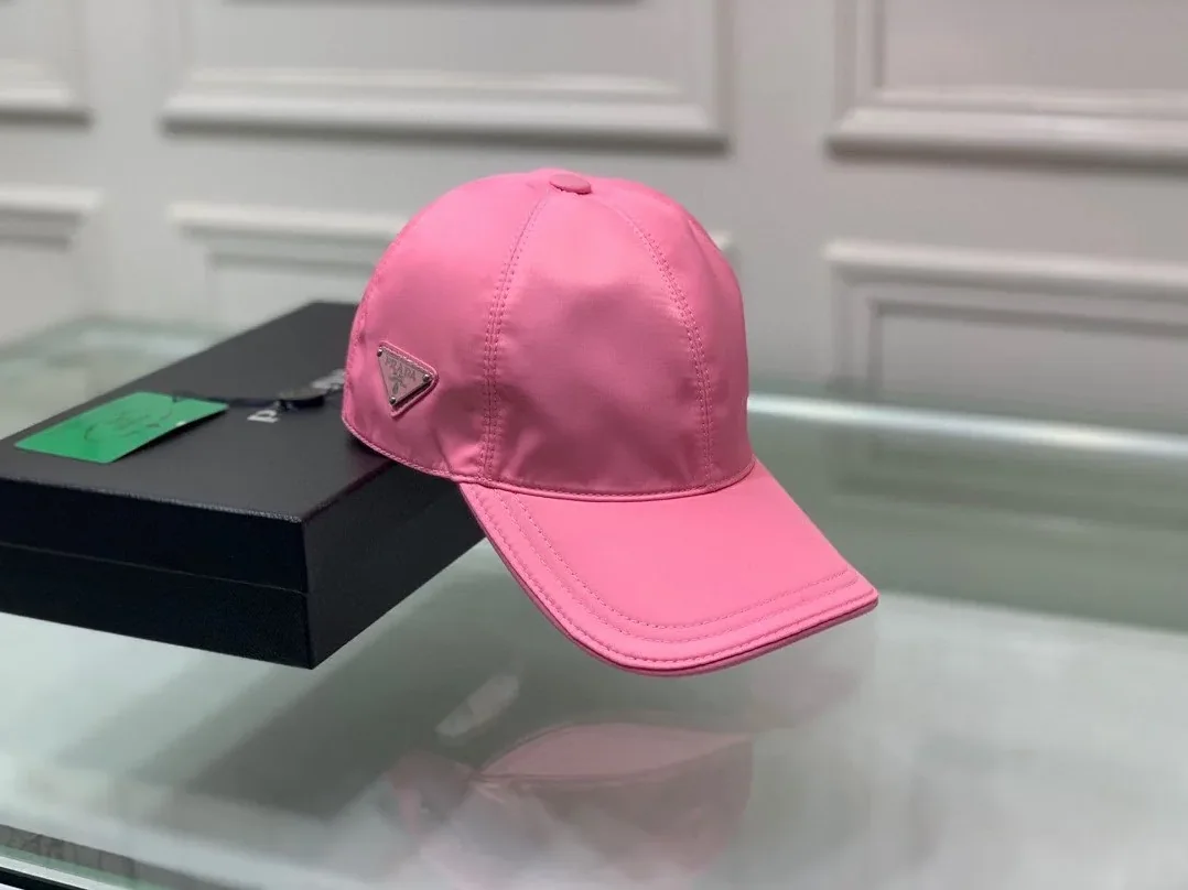 Prada Re-Nylon Baseball Cap Pink Prada