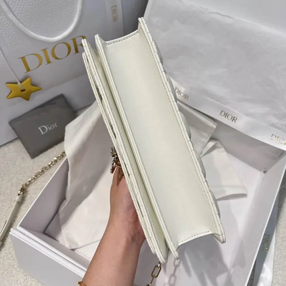 Dior My Dior Top Handle Bag Latte Cannage Lambskin for Women Dior My Dior Top Handle Bag Latte Cannage Lambskin for Women