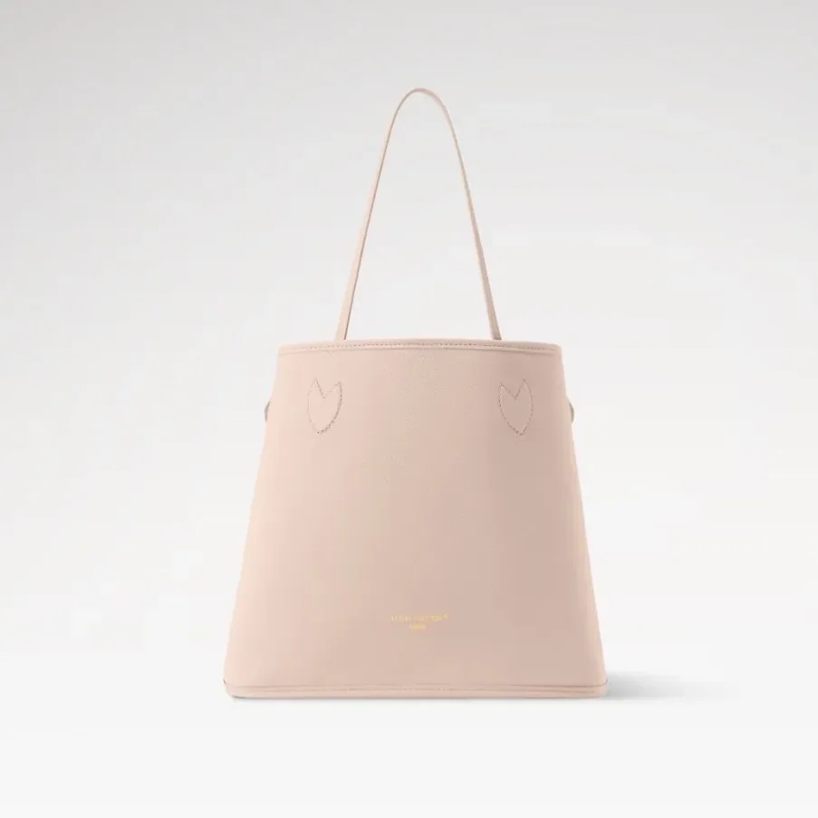 Louis Vuitton Neverfull Inside Out MM Tote Bag in Monogram Sand Gold Hardware