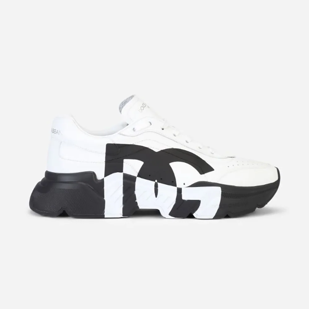 Dolce Gabbana D&G Calfskin Daymaster Sneakers for Women in Black Dolce Gabbana D&G Calfskin Daymaster Sneakers for Women in Black