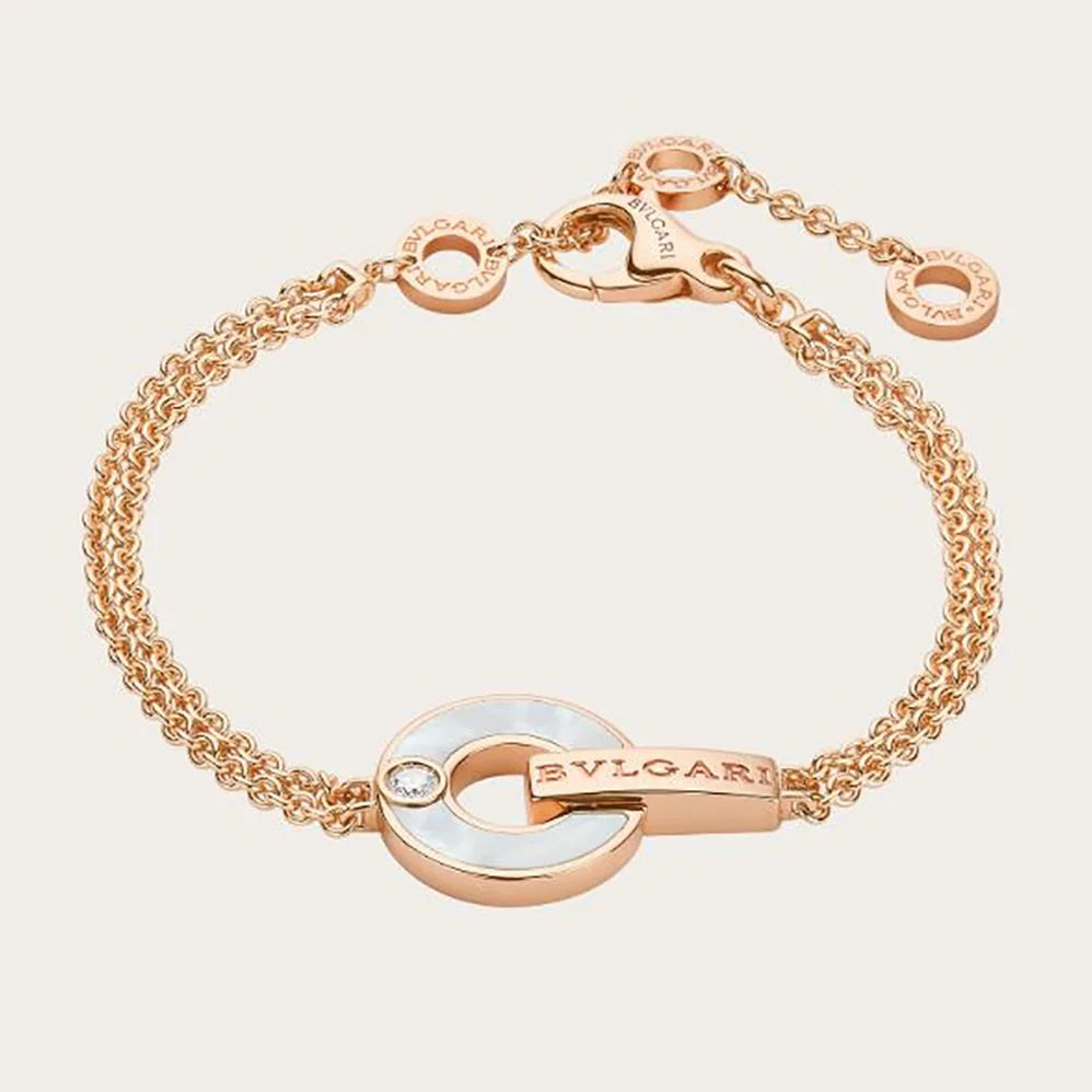 Bvlgari Bvlgari Bracelet 18 KT Rose Gold Bracelet for Women Bvlgari Bvlgari Bracelet 18 KT Rose Gold Bracelet for Women