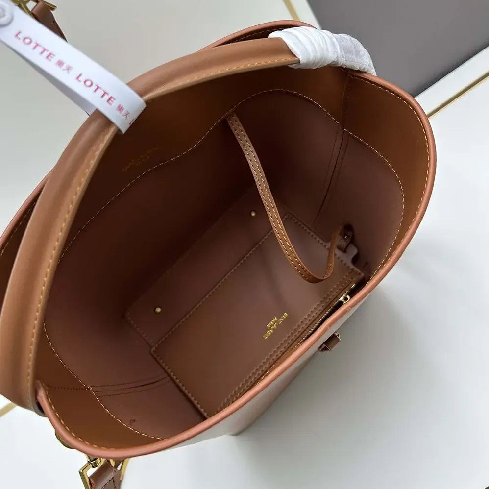 Saint Laurent YSL Le 37 in Shiny Leather for Women in Brown Saint Laurent YSL Le 37 in Shiny Leather for Women in Brown