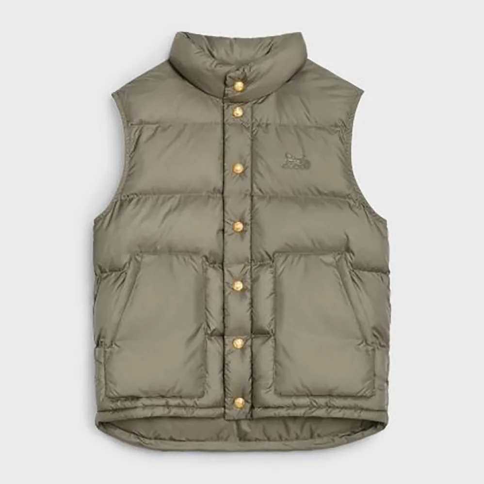 Celine Quilted Blouson Jacket in Lightweight Nylon for Women Celine Quilted Blouson Jacket in Lightweight Nylon for Women