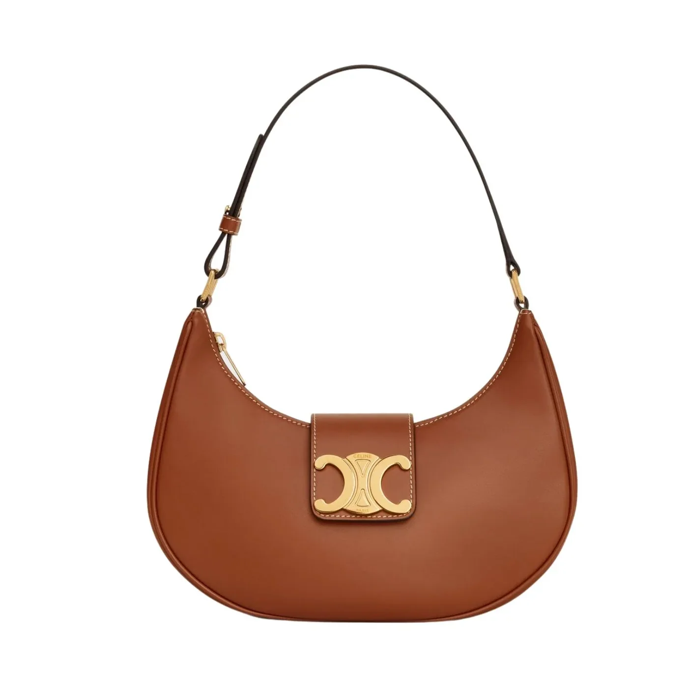 Celine Ava Triomphe Soft Bag Brown / .04LU Celine Ava Triomphe Soft Bag Brown / .04LU