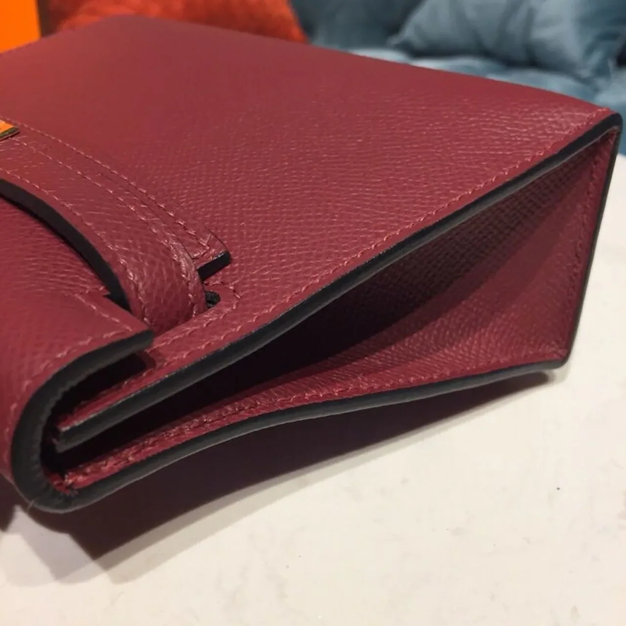 Hermes Mini Kelly Burgundy Gold Toned Hardware / Hermes Mini Kelly Burgundy Gold Toned Hardware /
