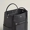 Hermes Garden Party Pockets Vertical Bag Carbon Noir /