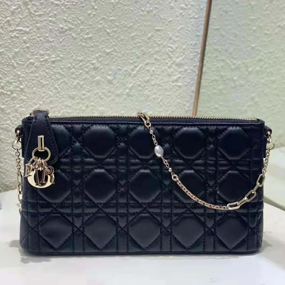 Dior Miss Dior Midi Mini Bag Black Cannage Lambskin for Women Dior Miss Dior Midi Mini Bag Black Cannage Lambskin for Women
