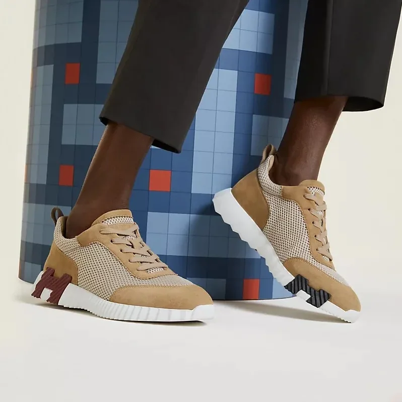 Hermes Bouncing Sneakers Beige Argile Hermes Bouncing Sneakers Beige Argile